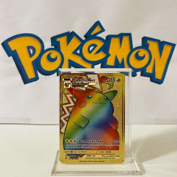 Pokemon | Toys | Pikachu Vmax 88185 Rainbow Rare Gold Metal Collectibles Pokemon Card | Poshmark Pokemon | Toys | Pikachu Vmax 88185 Rainbow Rare Gold Metal Collectibles Pokemon Card | Poshmark